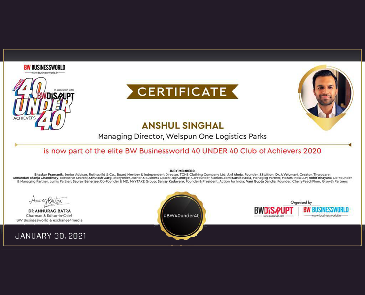 40 under 40 award